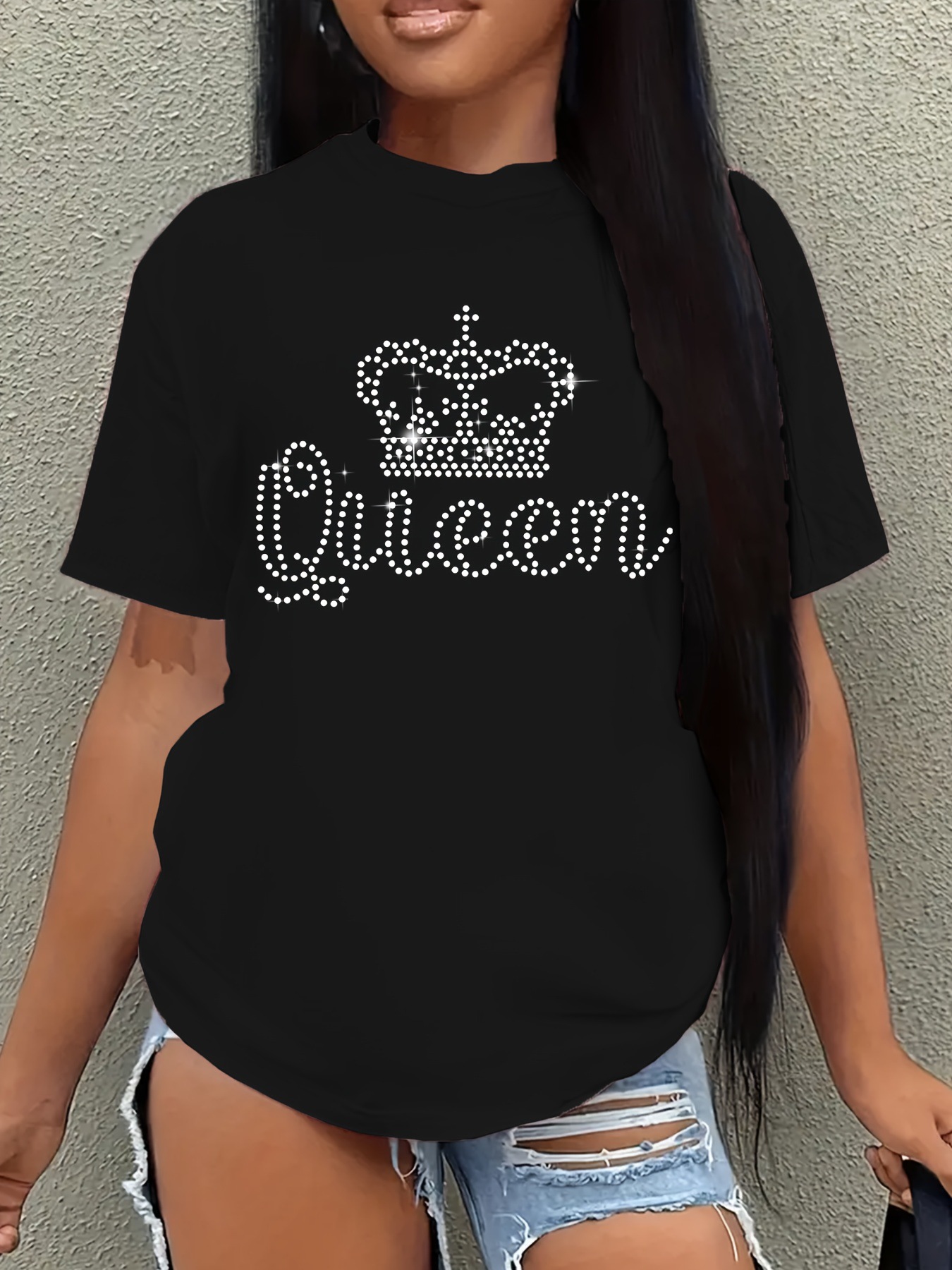 Women's Hot Drill Casual Printed Short Sleeve T-Shirt - Image 2